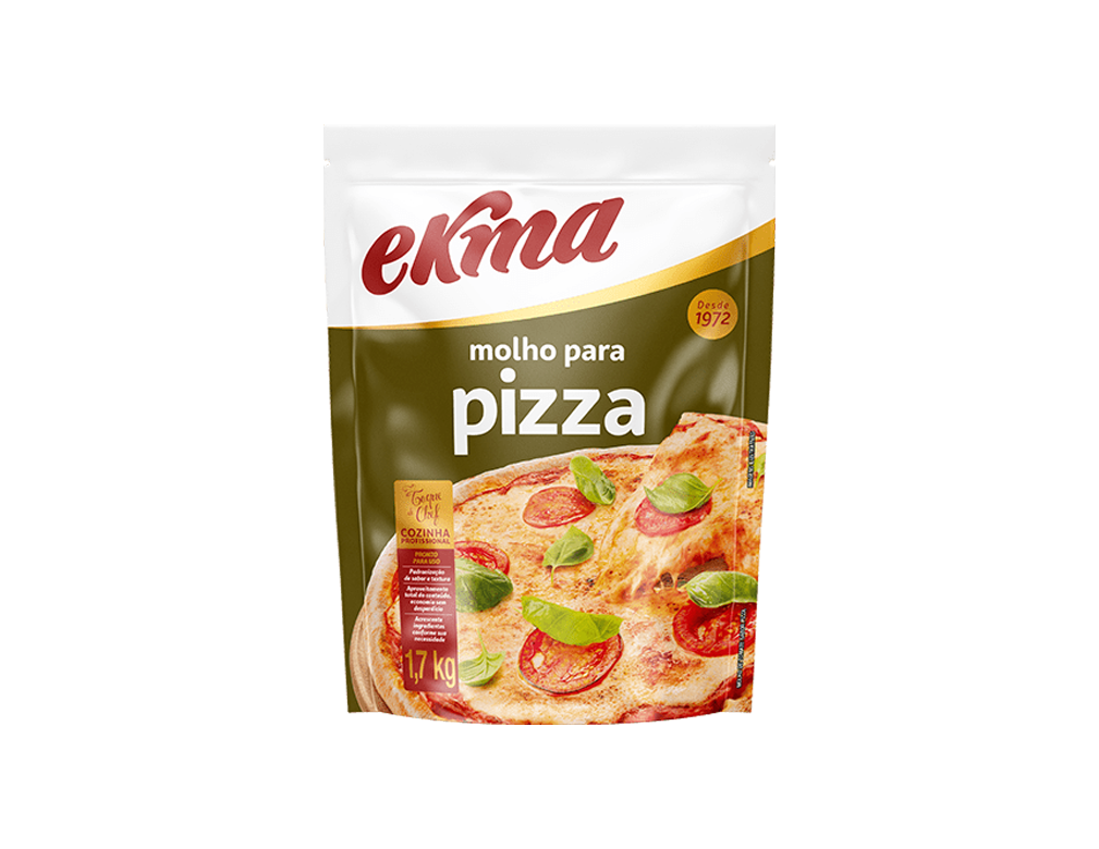 MOLHO DE TOMATE PIZZA EKMA 1,7 KG (CX 6 BAG)